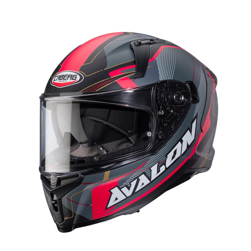 CABERG AVALON X OPTIC MATT BLACK/GREY/RED