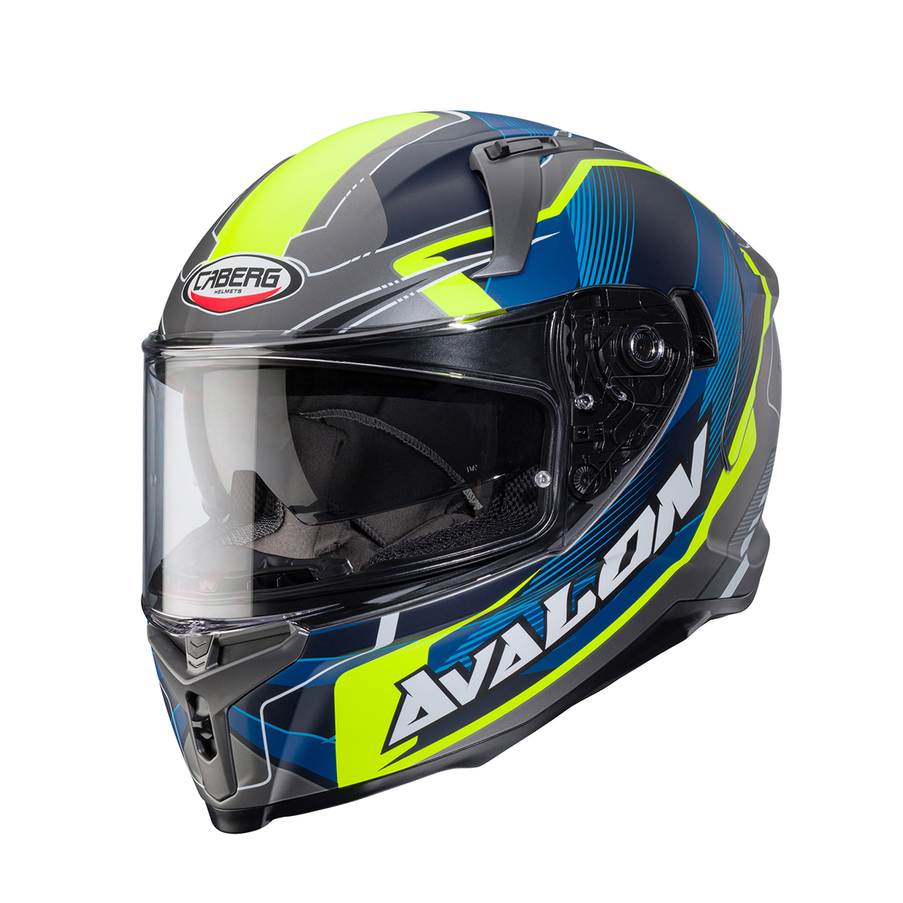 CABERG AVALON X OPTIC MATT GREY/YELLOW FLUO/BLUE