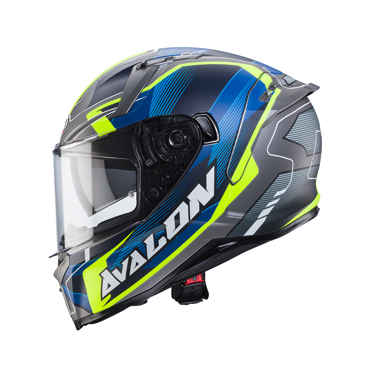 CABERG AVALON X OPTIC MATT GREY/YELLOW FLUO/BLUE - Slika 2