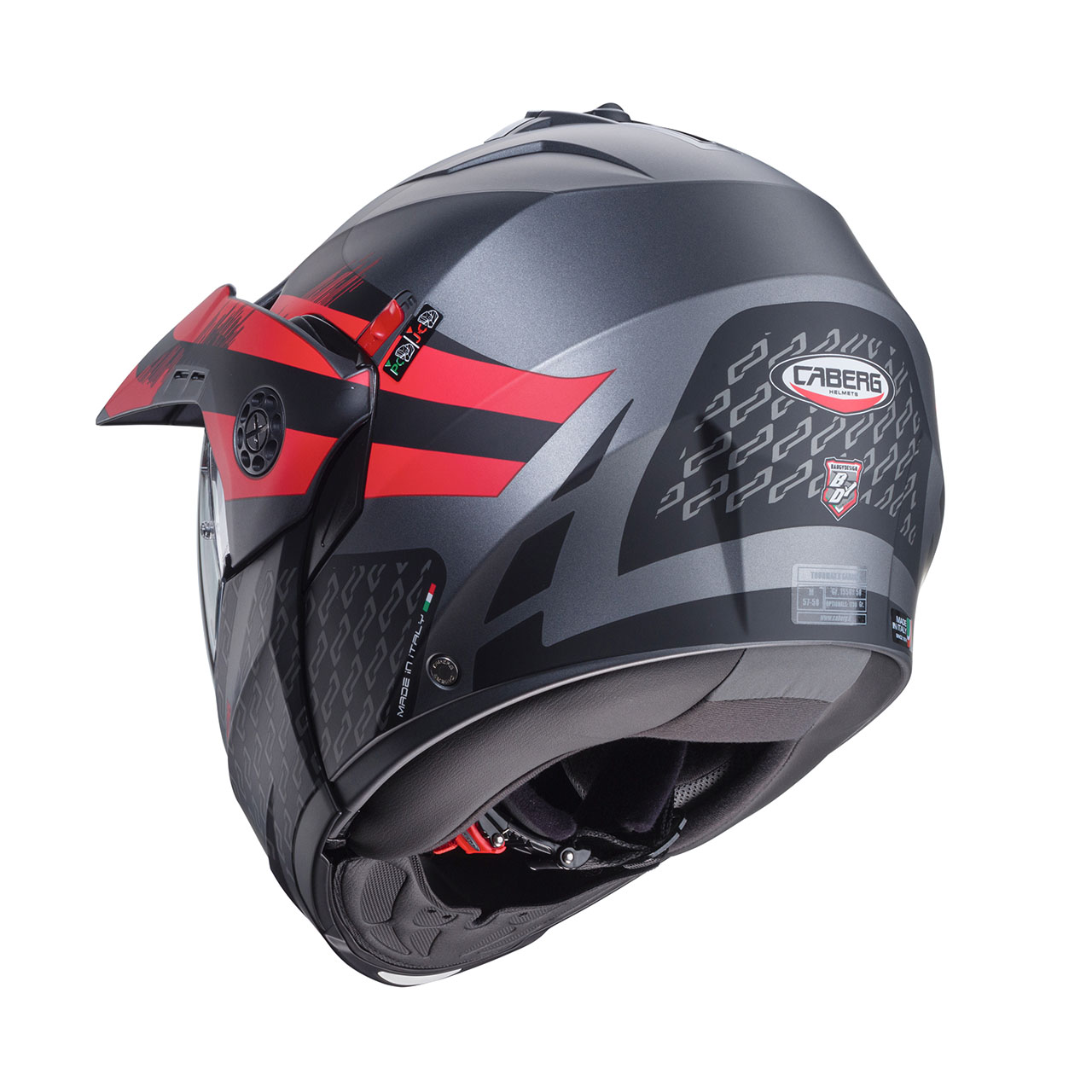CABERG TOURMAX X SARABE MAT SIVA/CRNA/CRVENA - Slika 4