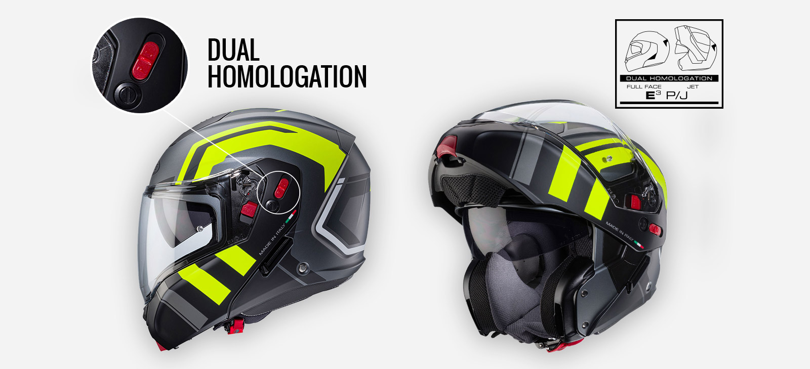CABERG HORUS X ROAD MAT SIVA/FLUO ŽUTA/CRNA - Slika 6