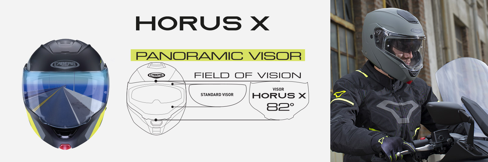 CABERG HORUS X ROAD MAT SIVA/FLUO ŽUTA/CRNA - Slika 5
