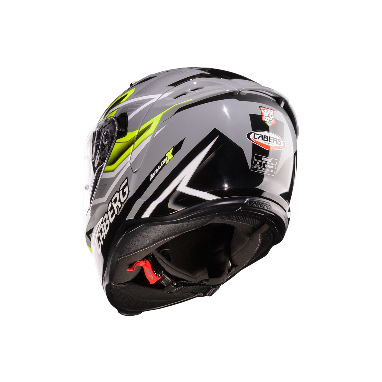 Caberg Avalon X Brama Siva/Žuta Fluo/Crna - Slika 3