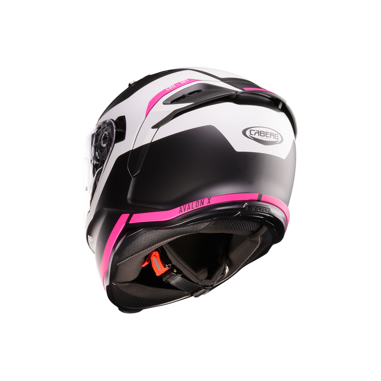 Caberg Avalon X Pure Mat Crna/Bela/Roze - Slika 3