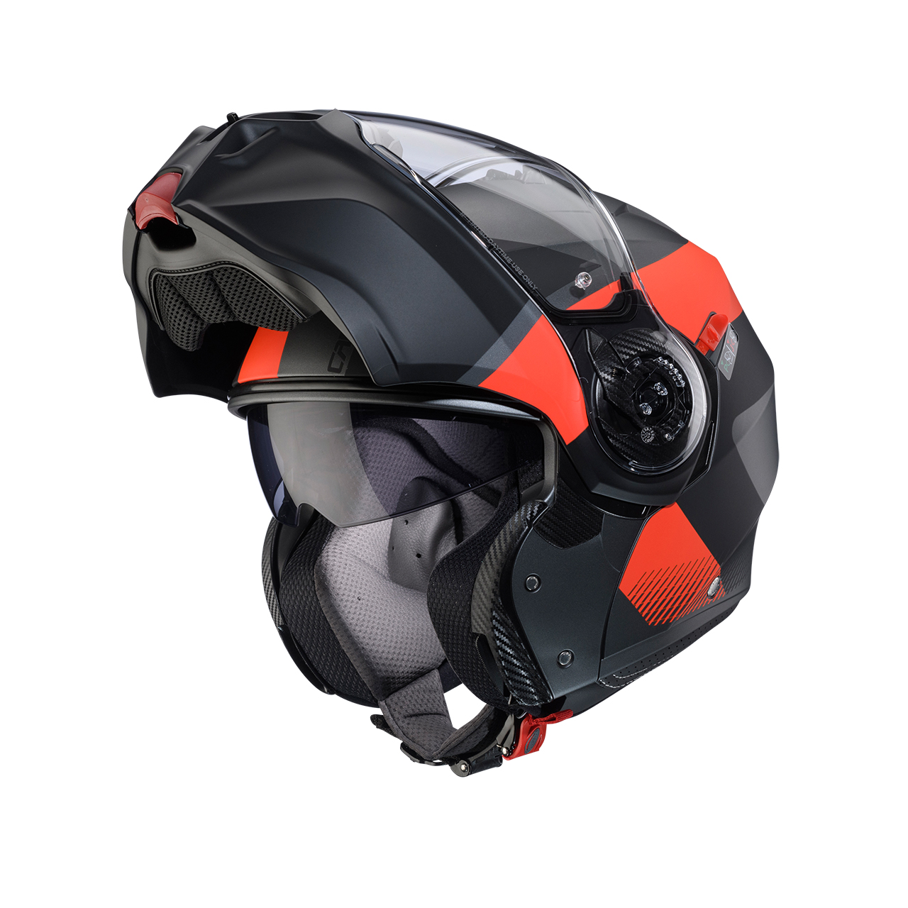 CABERG DUKE EVO Indy Mat Siva/Fluo Crvena/Crna - Slika 2