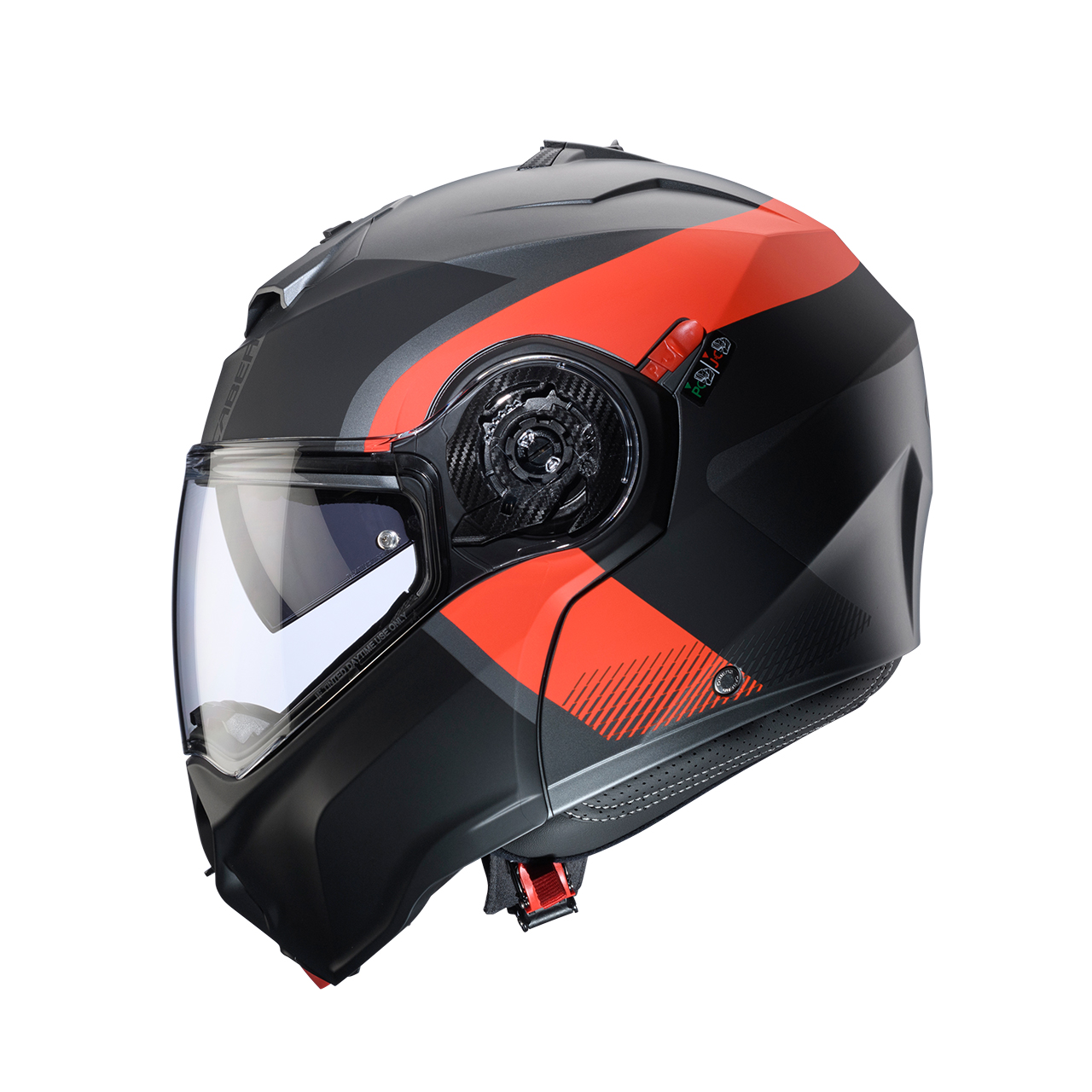 CABERG DUKE EVO Indy Mat Siva/Fluo Crvena/Crna - Slika 3