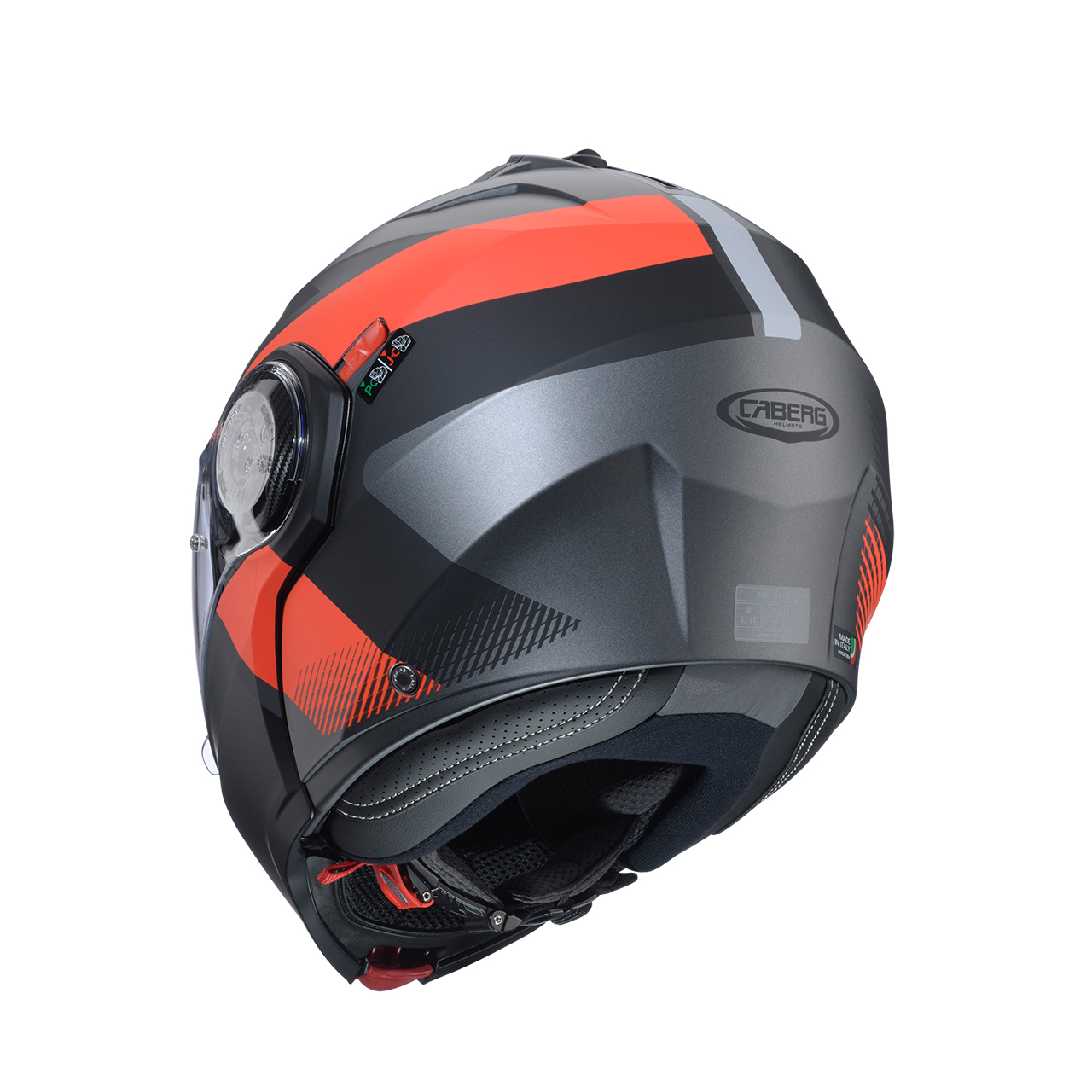 CABERG DUKE EVO Indy Mat Siva/Fluo Crvena/Crna - Slika 5