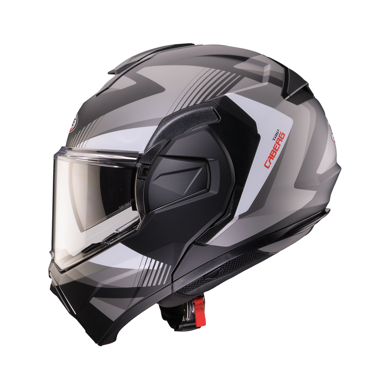 Caberg Trip Lunar Mat Crna/Siva/Bela - Slika 3