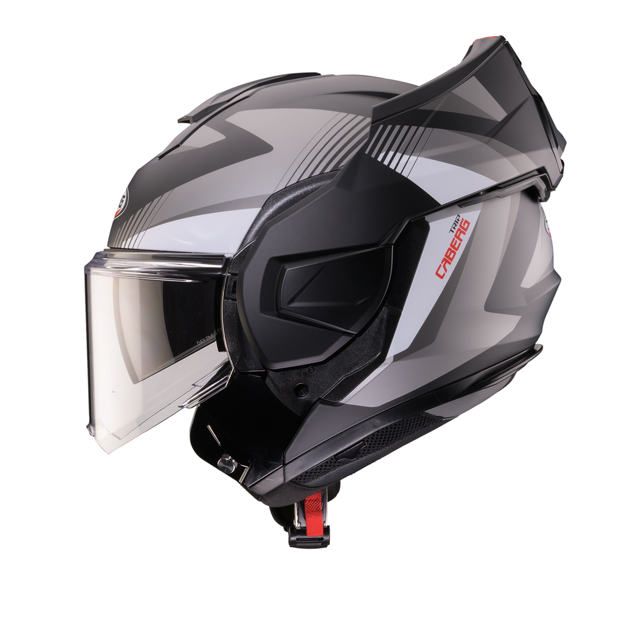 Caberg Trip Lunar Mat Crna/Siva/Bela - Slika 4