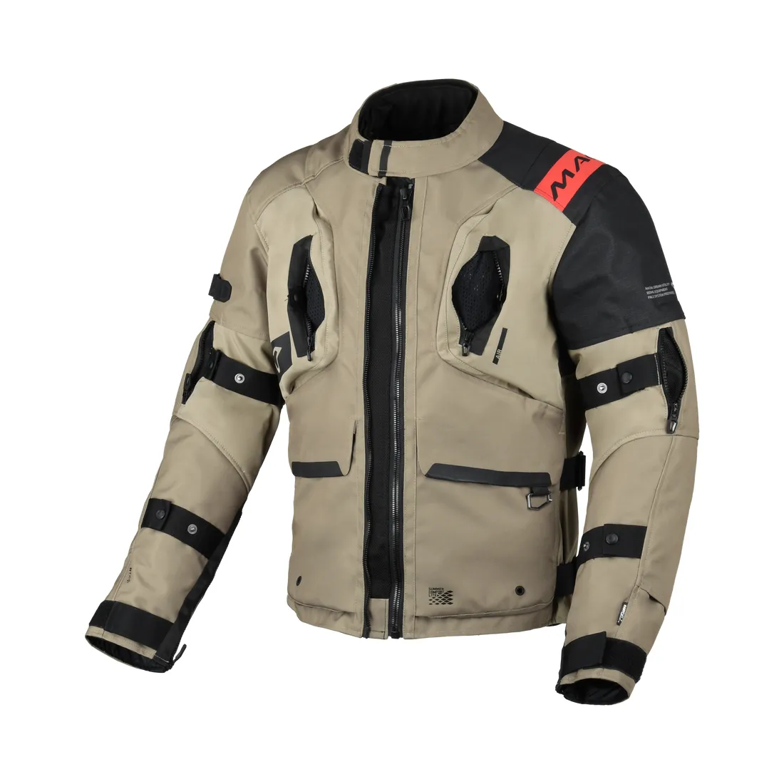Macna Higera Taupe Moto Jakna - Slika 3