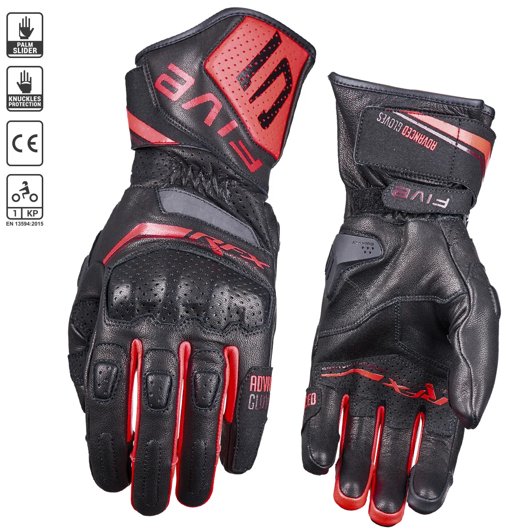 FIVE RFX SPORT EVO MOTO RUKAVICE CRNO - CRVENA - Slika 2