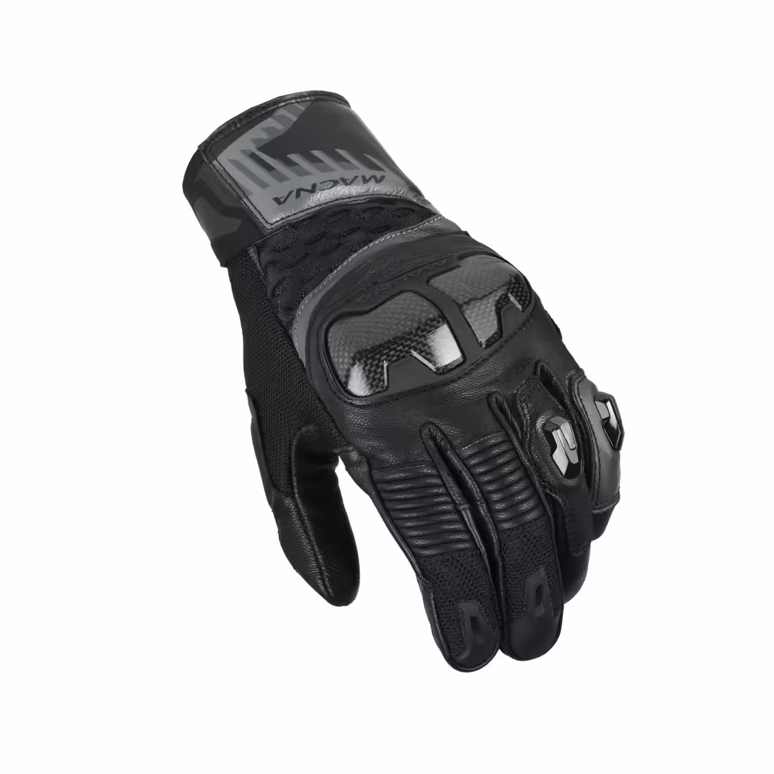 MACNA CHIZU MOTO RUKAVICE SIV0 - CRNE - Slika 2