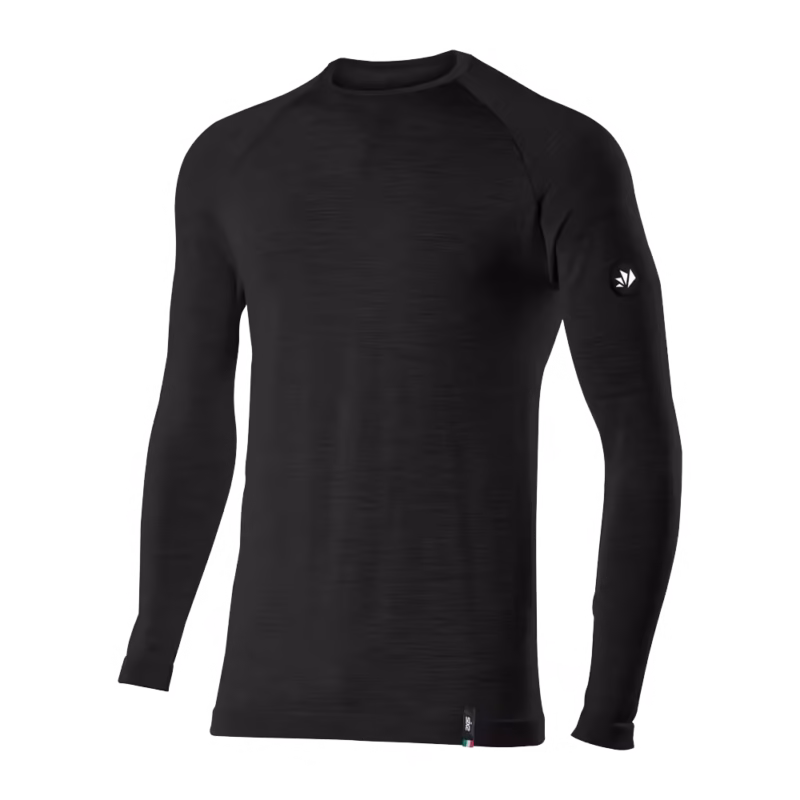 SIXS TS2 MERINOS LONG SLEEVE WOOL BLACK