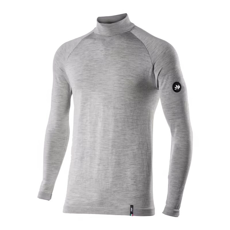 SIXS TS3 MERINOS LONG SLEEVE TURTLENECK WOOL GREY