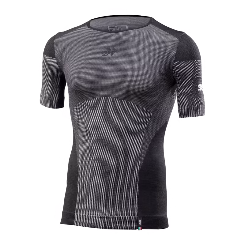 SIXS LIGHT BT TS1L V2 CARBON BLACK T SHIRT MAJICA